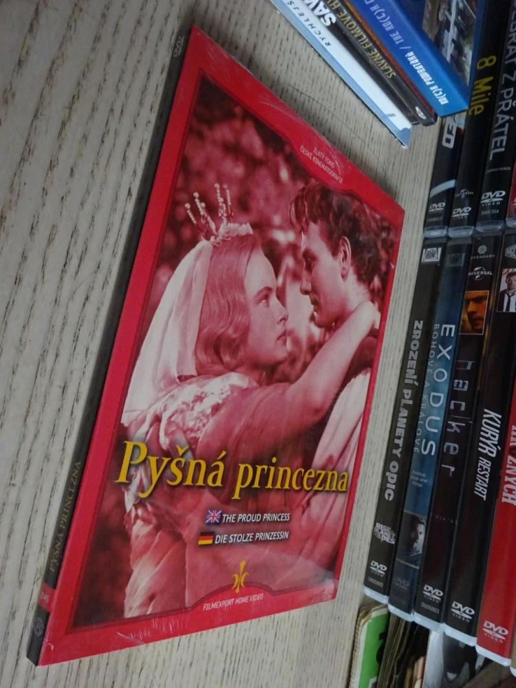 PYŠNÁ PRINCEZNA, A. VRÁNOVÁ, DVD FILM ČR