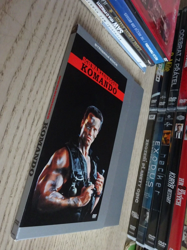 KOMANDO, A. SCHWARZENEGGER, DVD FILM