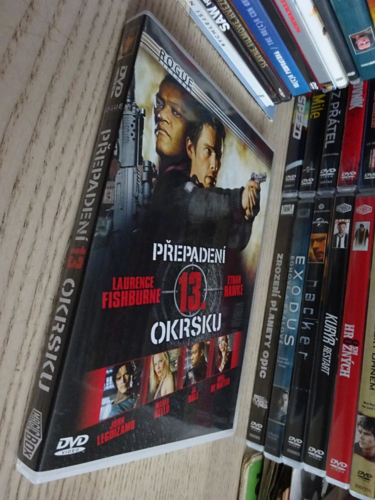 PŘEPADENÍ 13. OKRSKU, L. FISHBURNE, E. HAWKE, DVD FILM