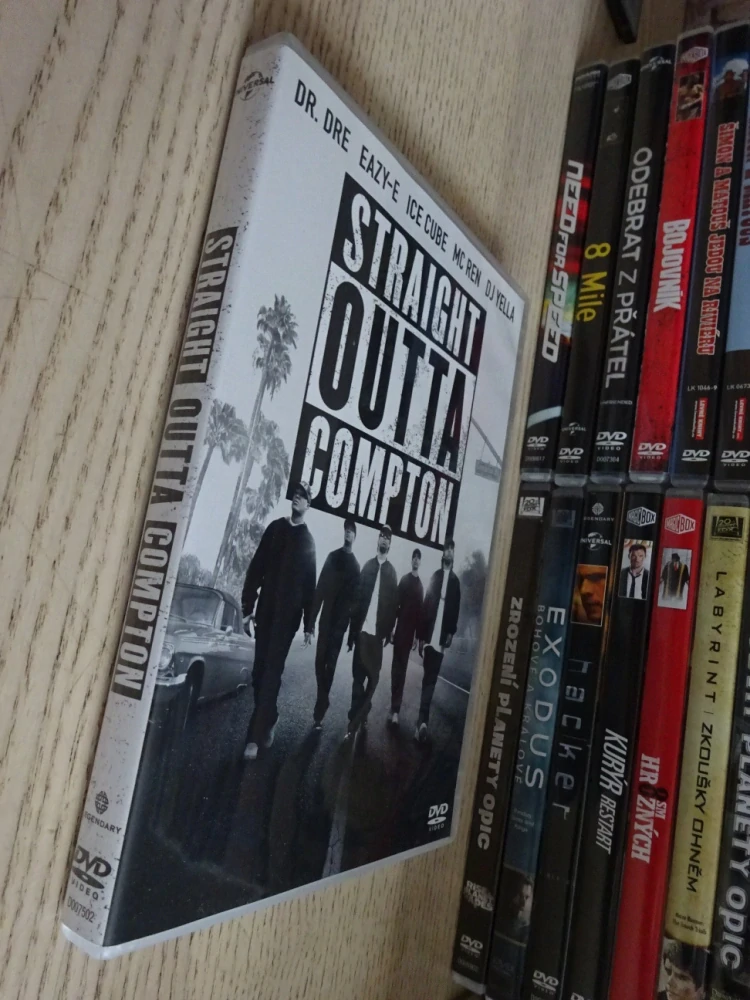 STRAIGHT OUTTA COMPTON, ICE CUBE, DR. DRE, DVD FILM