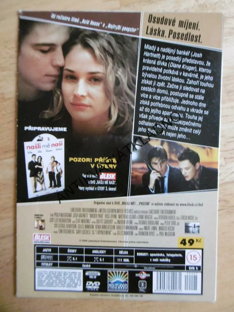 MILUJ MĚ! ... PROSÍM, DVD FILM