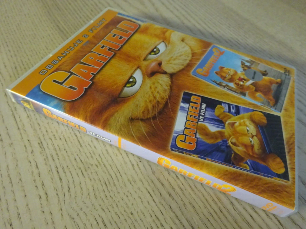 GARFIELD 1+2, 2X DVD, DVD FILM