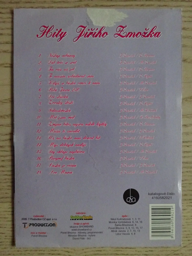 HITY JIŘÍHO ZMOŽKA, CD HUDBA