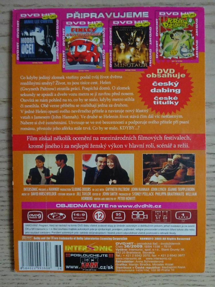 SRDCOVÁ SEDMA, G. PALTROW, DVD FILM