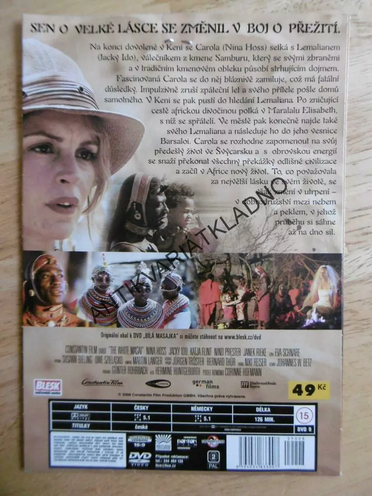 BÍLÁ MASAJKA, DVD FILM