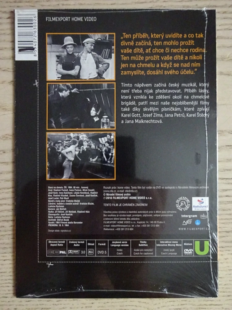 STARCI NA CHMELU, I. PAVLOVÁ, J. KEMR, DVD FILM ČR