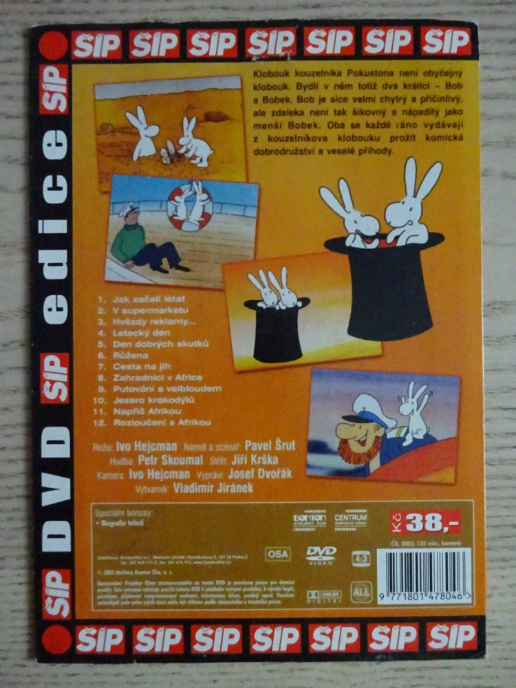 BOB A BOBEK KRÁLÍCI Z KLOBOUKU 4., DVD FILM