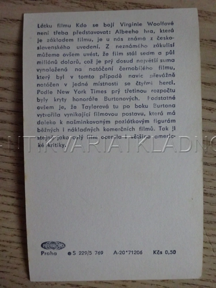 TAYLOR ELIZABETH, FILMOVÁ KARTIČKA