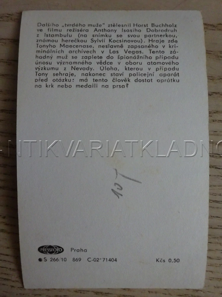 BUCHHOLZ HORST, FILMOVÁ KARTIČKA