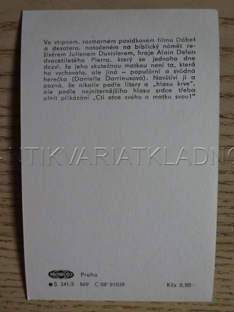 DELON ALAIN, DARRIEUX DANIELLE, FILMOVÁ KARTIČKA