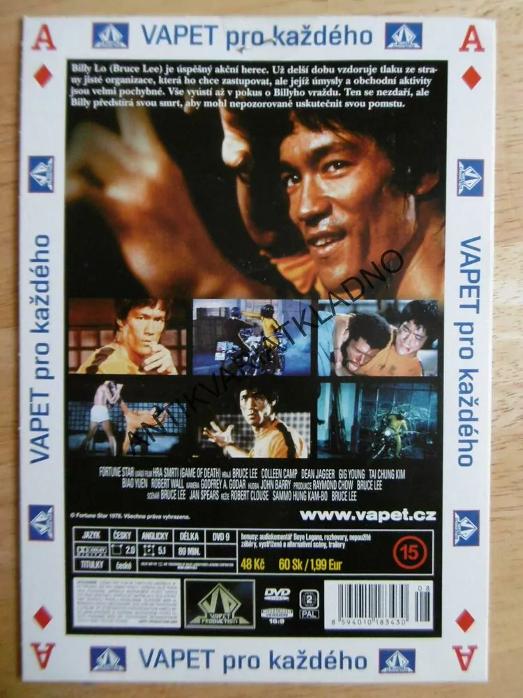 HRA SMRTI, BRUCE LEE, DVD FILM