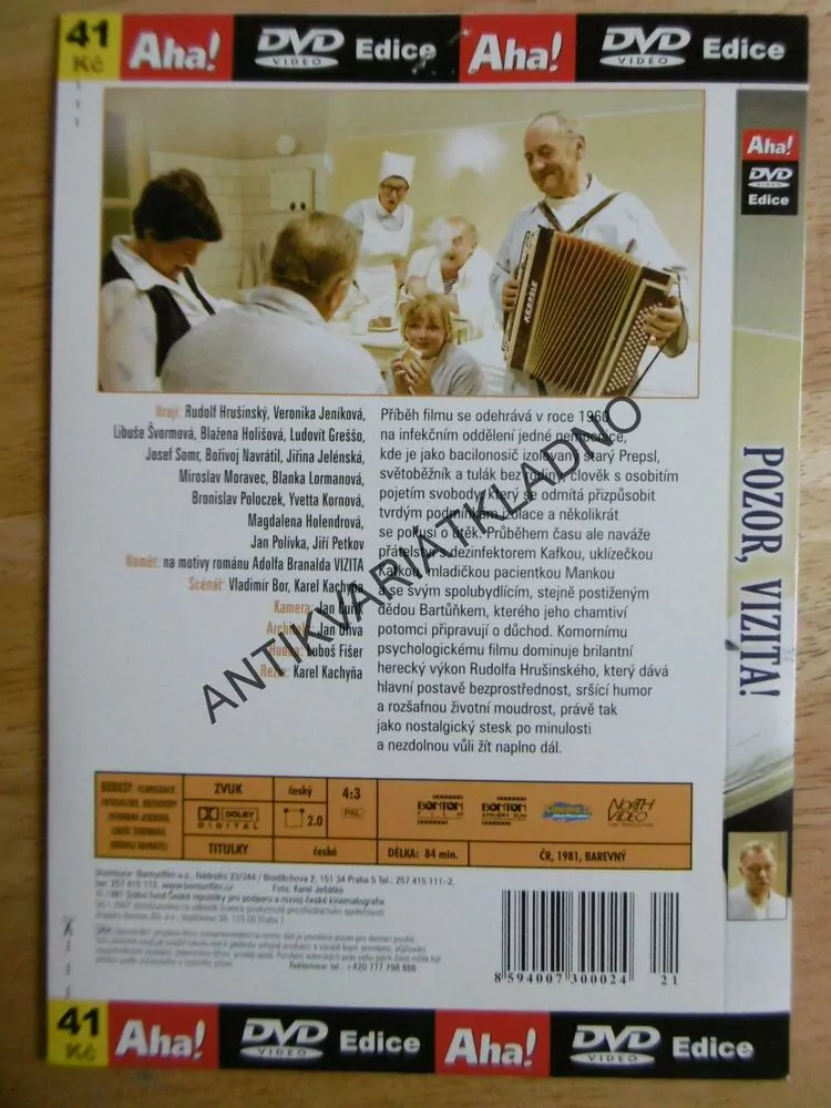 POZOR VIZITA!, DVD FILM