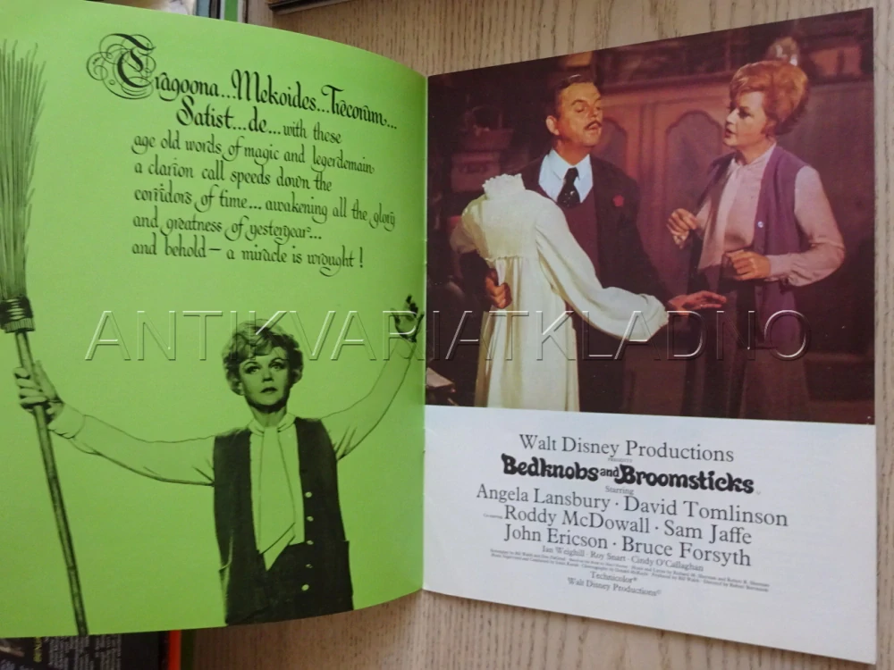 KOUZELNÁ SLEČNA PRICEOVÁ, DISNEY, A. LANSBURY, ANGLICKY, PROGRAM