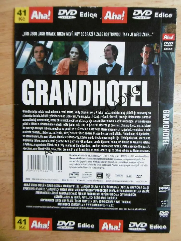 GRAND HOTEL, DVD FILM