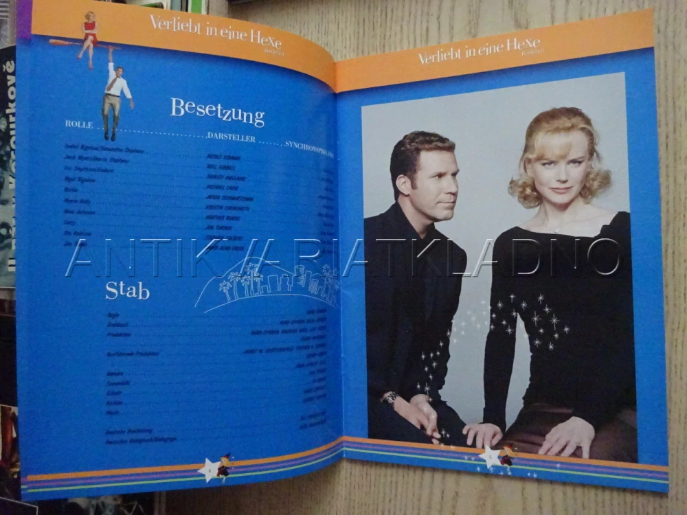 MOJE KRÁSNÁ ČARODĚJKA, N. KIDMAN, NĚMECKY, PROGRAM