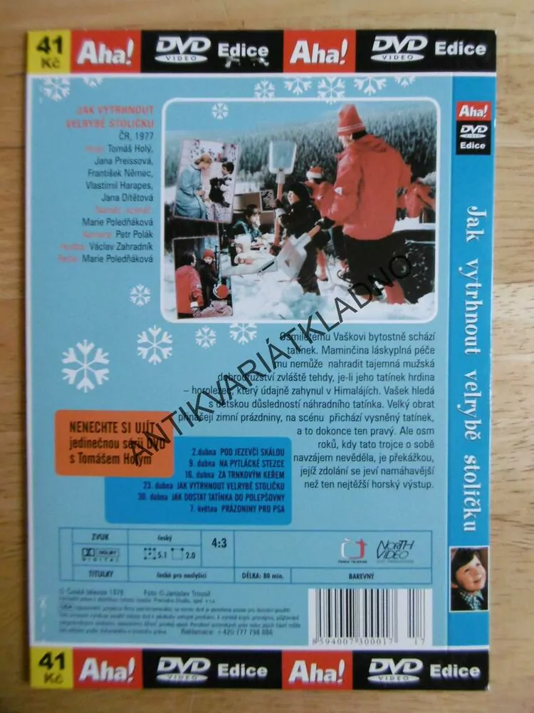 JAK VYTRHNOUT VELRYBĚ STOLIČKU, DVD FILM