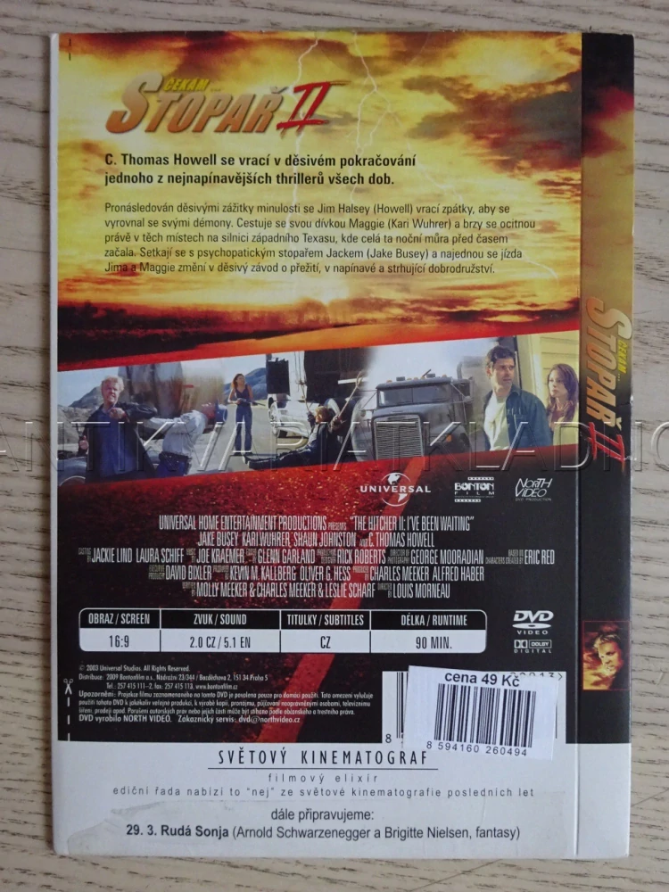 STOPAŘ II, HOROR, DVD FILM 