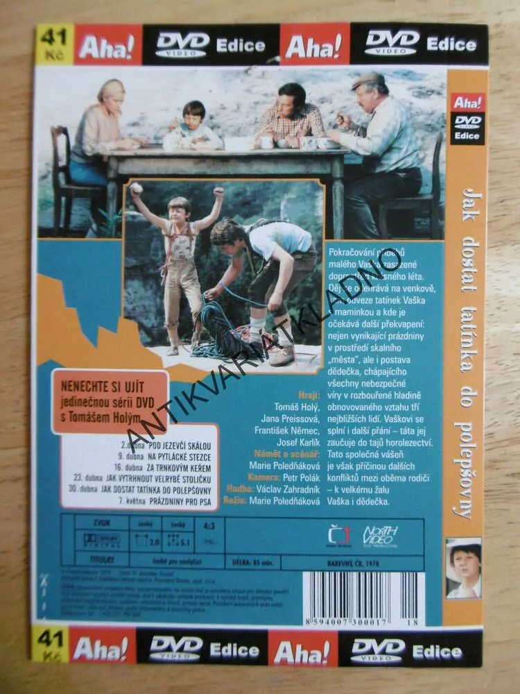 JAK DOSTAT TATÍNKA DO POLEPŠOVNY, DVD FILM