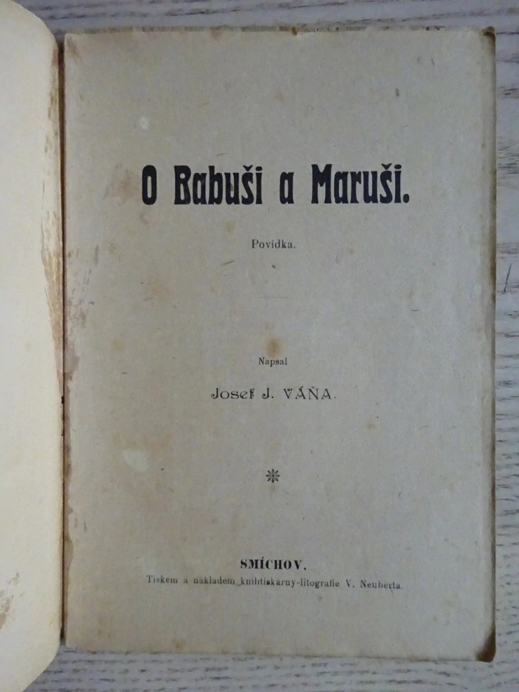 O BABUŠI A MARUŠI, POHÁDKA