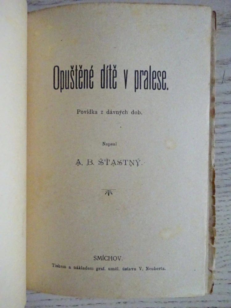 OPUŠTĚNÉ DÍTĚ V PRALESE