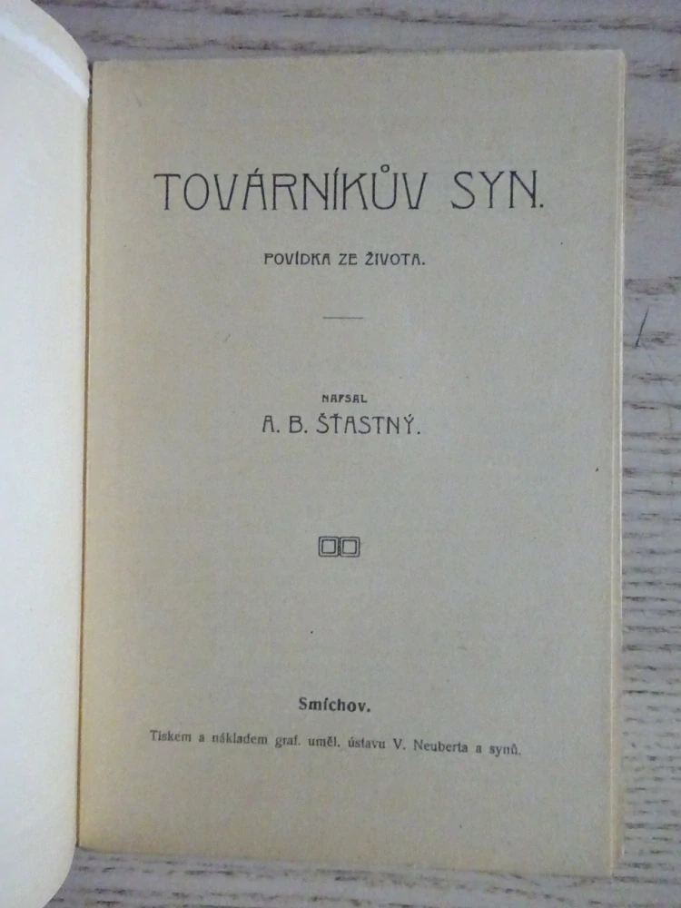 TOVÁRNÍKŮV SYN