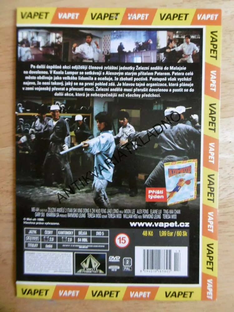 ŽELEZNÍ ANDĚLÉ, 2., DVD FILM