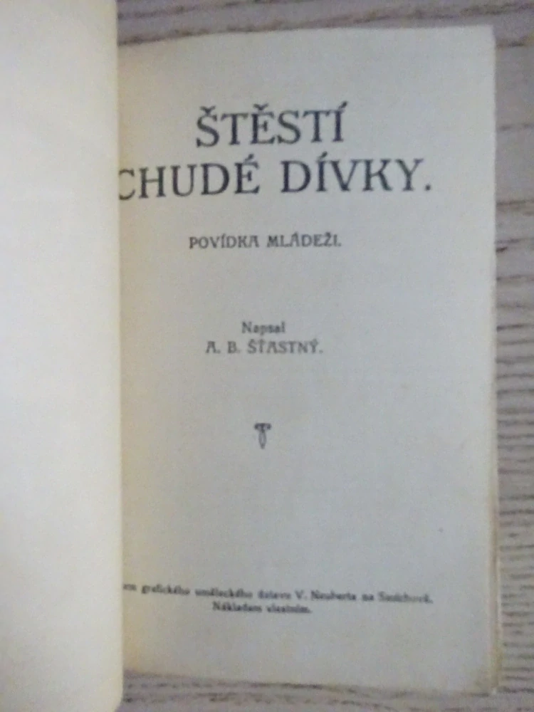 ŠTĚSTÍ CHUDÉ DÍVKY