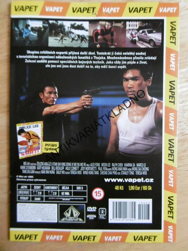 ŽELEZNÍ ANDĚLÉ, 3., DVD FILM