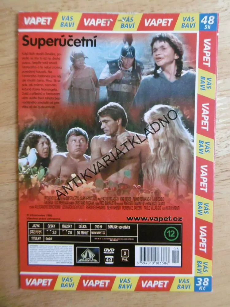 SUPERÚČETNÍ, DVD FILM