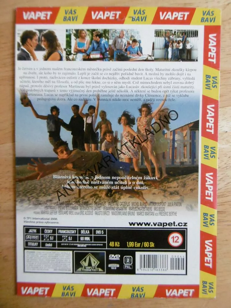 JE NÁM OSMNÁCT, DVD FILM