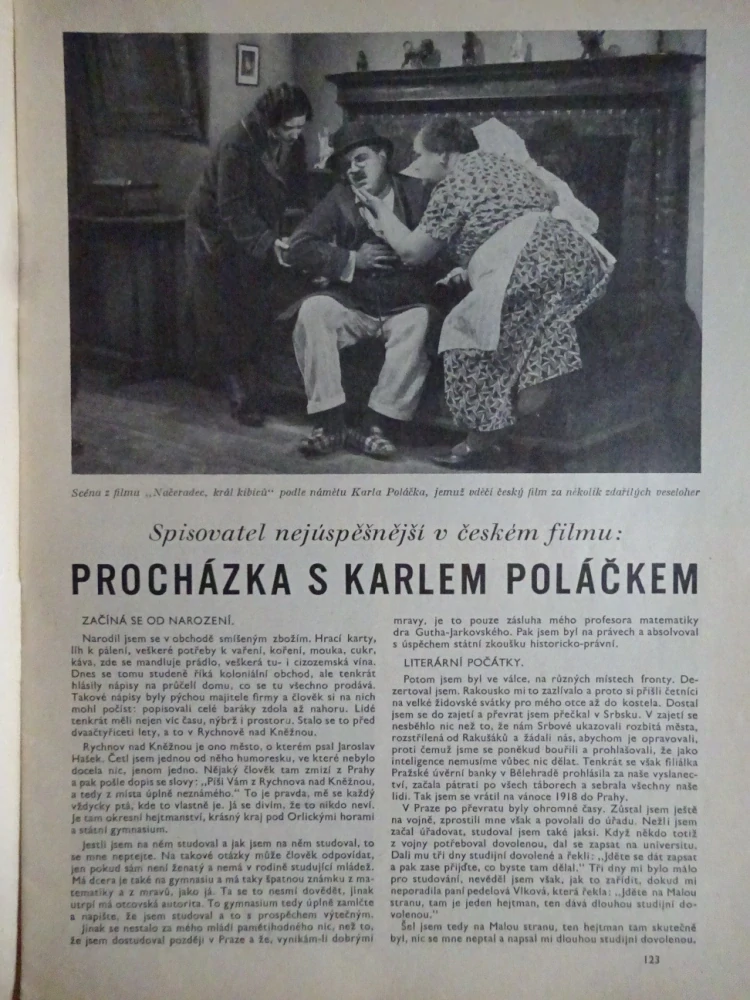 KINOREVUE, Č. 33, 1936, GUSTAV FRÖHLICH, D. WIECKOVÁ