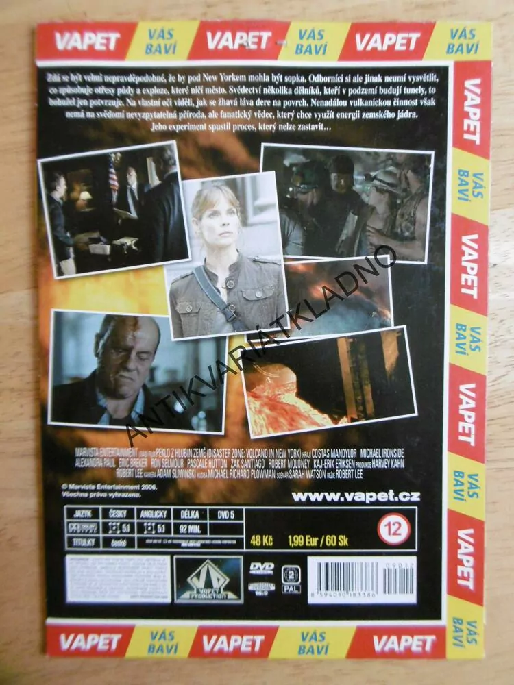 PEKLO Z HLUBIN ZEMĚ, DVD FILM
