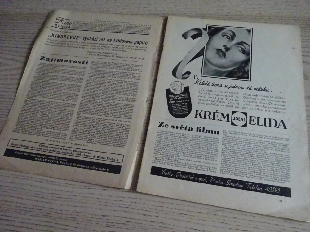 KINOREVUE, Č. 10, 1937, GINGER ROGERS, FRED ASTAIRE