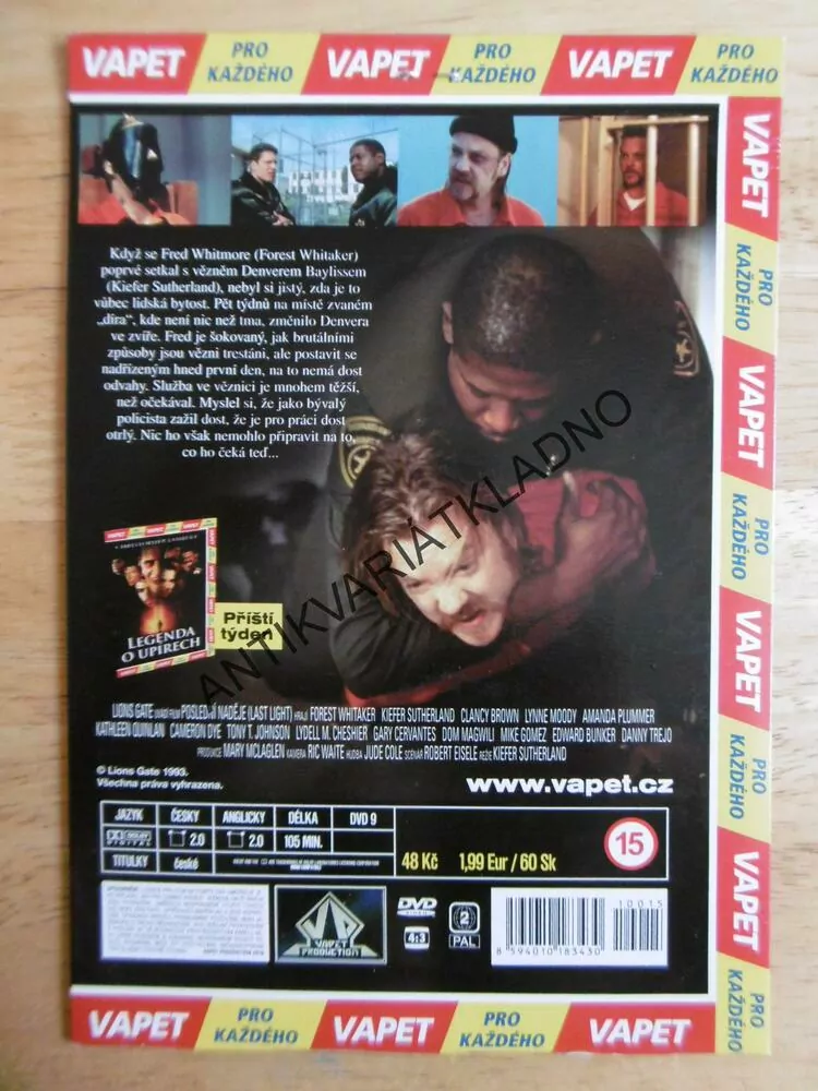 POSLEDNÍ NADĚJE, DVD FILM