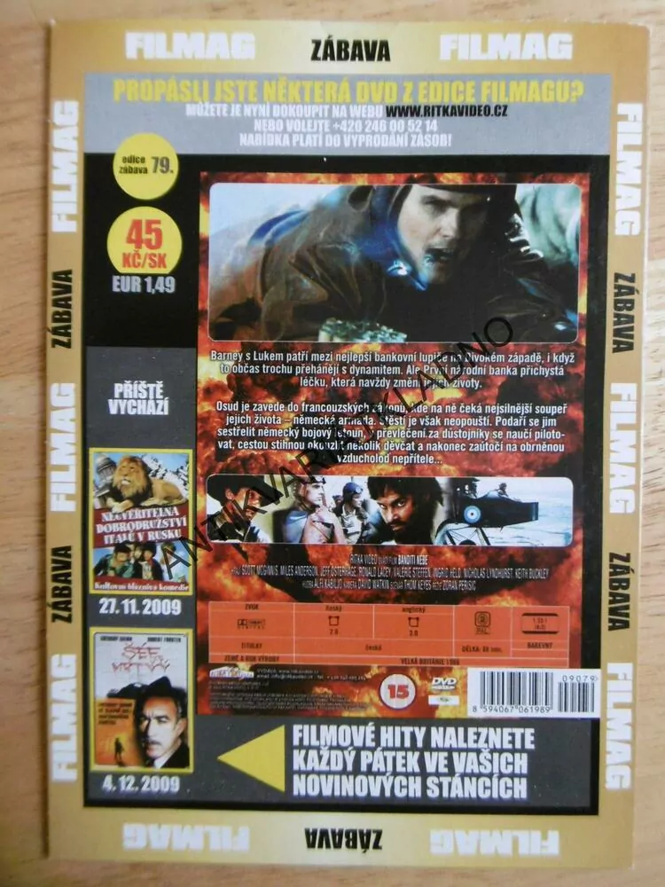 BANDITI NEBE, DVD FILM