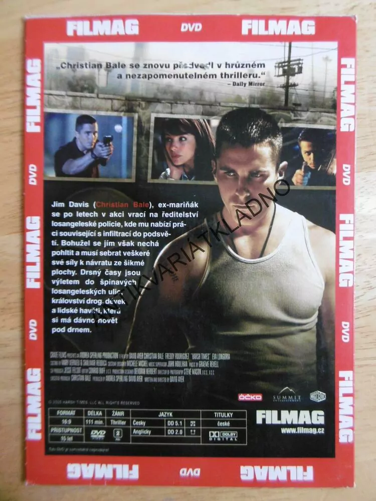 DRSNÝ ČASY, DVD FILM