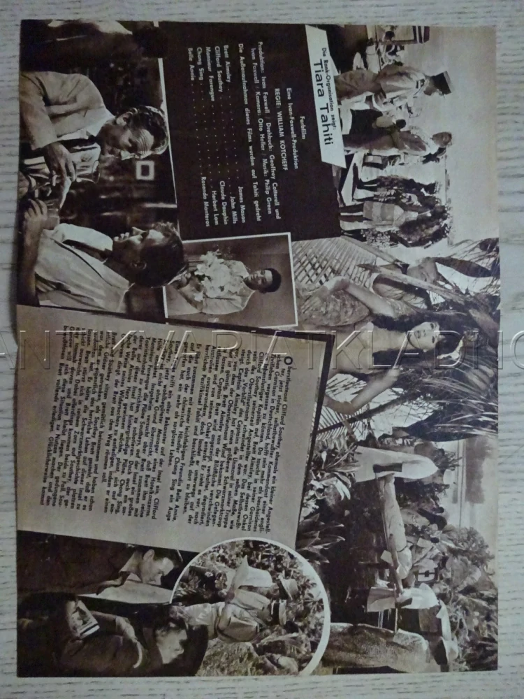 TIARA TAHITI, J. MASON, NĚMECKY, BIO PROGRAM