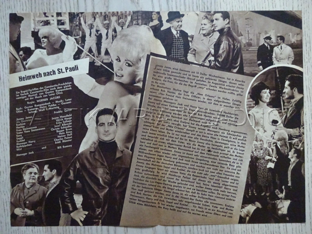 HEIMWEH NACH ST. PAULI, F. QUINN, NĚMECKY, BIO PROGRAM