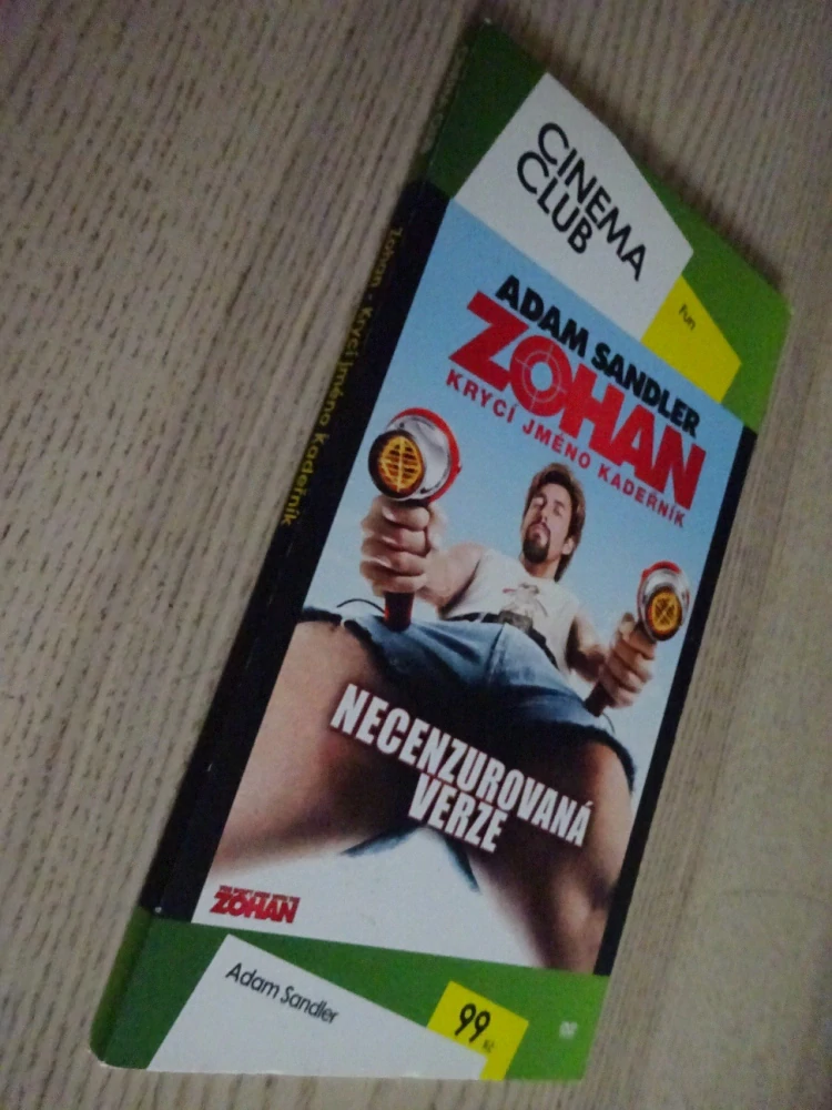 ZOHAN, KRYCÍ JMÉNO KADEŘNÍK, DVD FILM