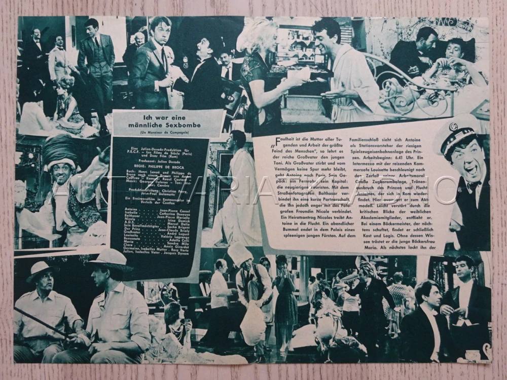 PÁN ZE SPOLEČNOSTI, C. DENEUVE, NĚMECKY, BIO PROGRAM