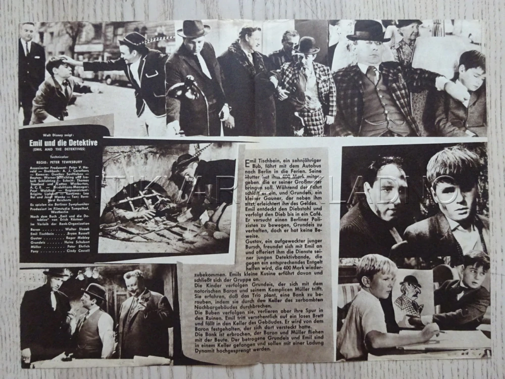 EMIL A DETEKTIVOVÉ, W. SLEZAK, NĚMECKY, BIO PROGRAM