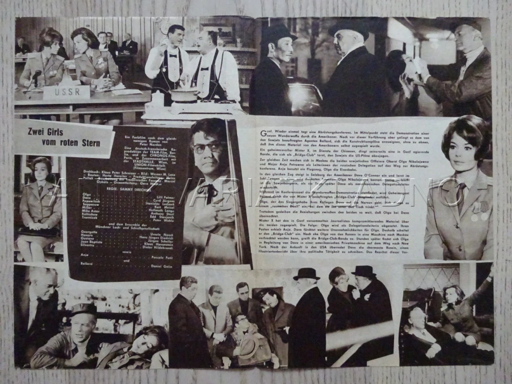 ZWEI GIRLS VOM ROTEN STERN, L. PALMER, NĚMECKY, BIO PROGRAM