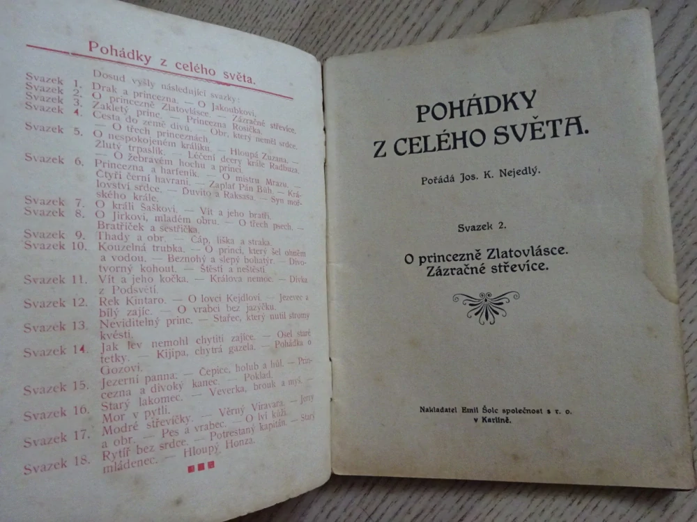 O PRINCEZNĚ ZLATOVLÁSCE A JINÉ, POHÁDKY Z CELÉHO SVĚTA SV. 2 (MNOHÉ FANTASY)