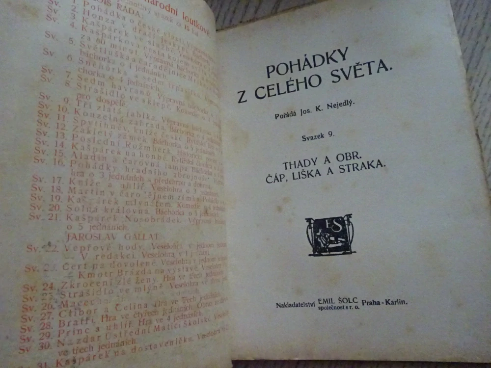 THADY A OBR A JINÉ, POHÁDKY Z CELÉHO SVĚTA SV. 9 (MNOHÉ FANTASY)