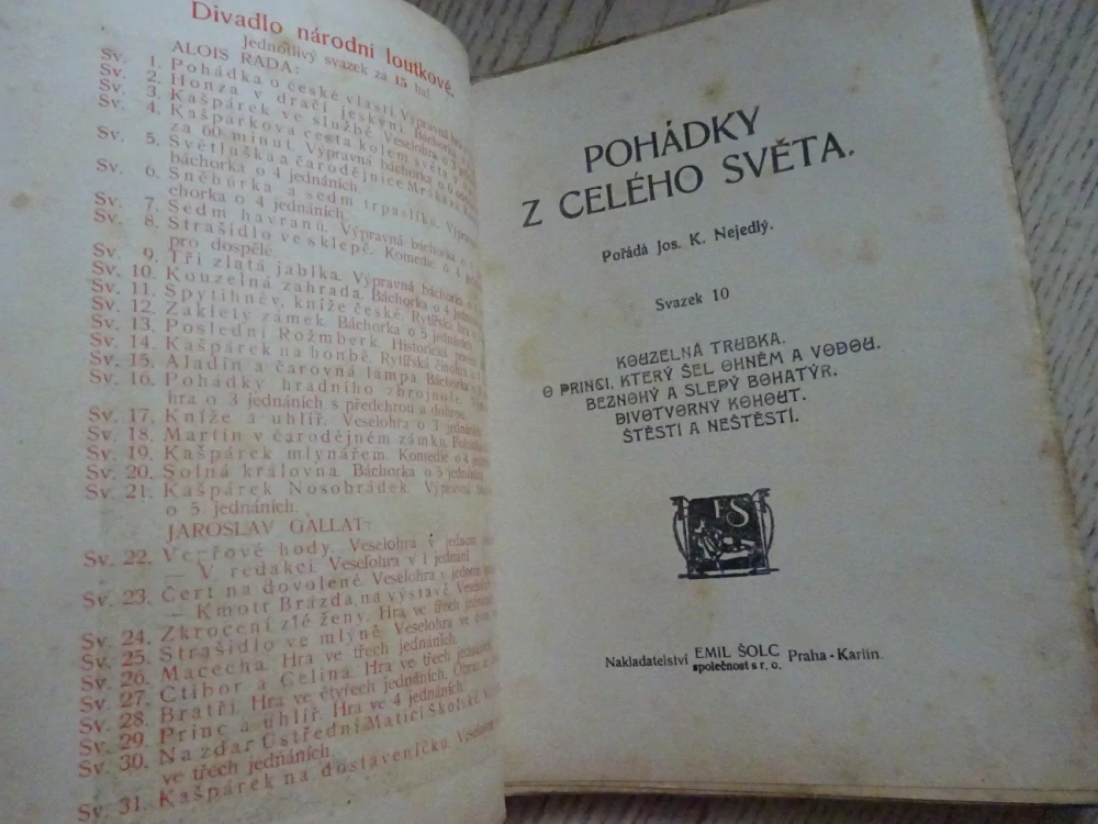 KOUZELNÁ TRUBKA A JINÉ, POHÁDKY Z CELÉHO SVĚTA SV. 10 (MNOHÉ FANTASY)