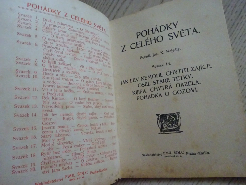 ZE ZEMĚ ČERNOCHŮ A JINÉ, POHÁDKY Z CELÉHO SVĚTA SV. 14 (MNOHÉ FANTASY)