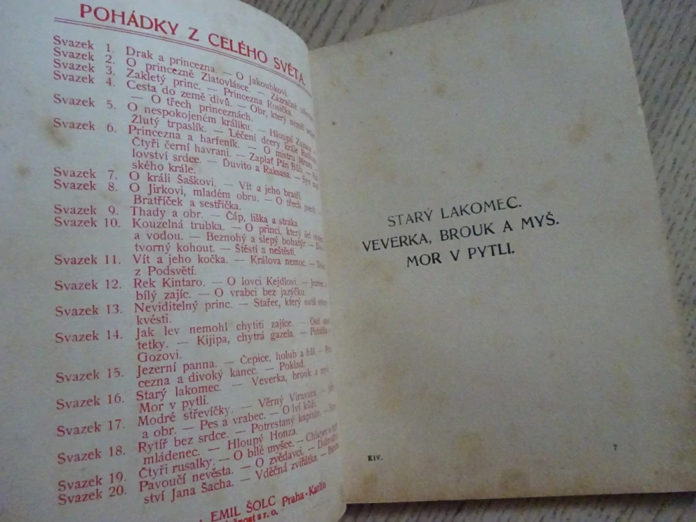 STARÝ LAKOMEC A JINÉ, POHÁDKY Z CELÉHO SVĚTA SV. 16 (MNOHÉ FANTASY)