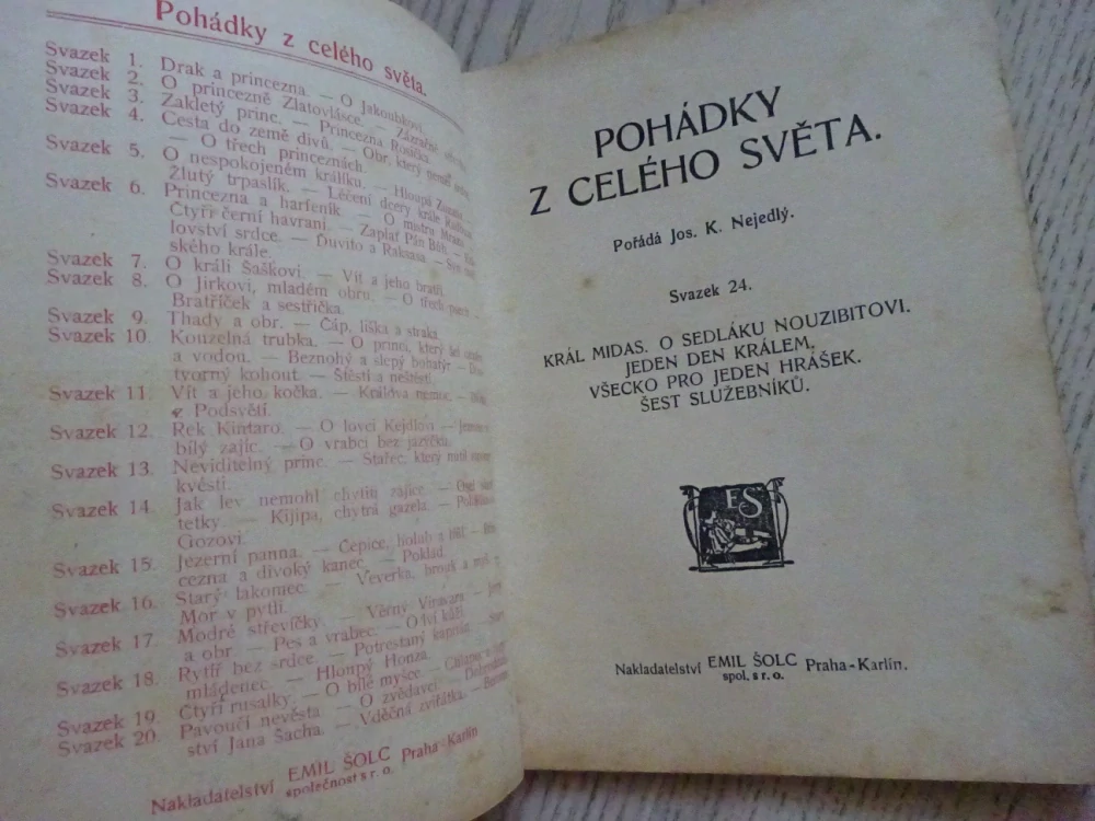 KRÁL MIDAS A JINÉ, POHÁDKY Z CELÉHO SVĚTA SV. 24 (MNOHÉ FANTASY)