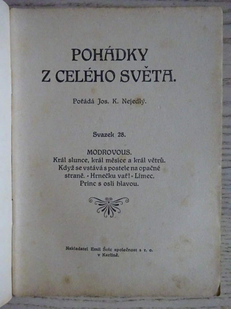 MODROVOUS A JINÉ, POHÁDKY Z CELÉHO SVĚTA SV. 28 (MNOHÉ FANTASY)