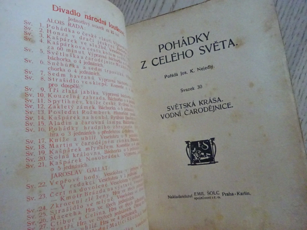 SVĚTSKÁ KRÁSA A JINÉ, POHÁDKY Z CELÉHO SVĚTA SV. 30 (MNOHÉ FANTASY)